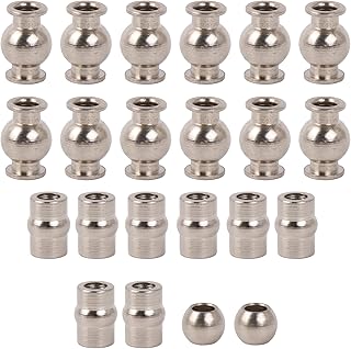 BQLZR RC Car Pivot Ball Parts Replacement for ARRMA ARAC8066 ARA4312V3 1:10 Pack of 22