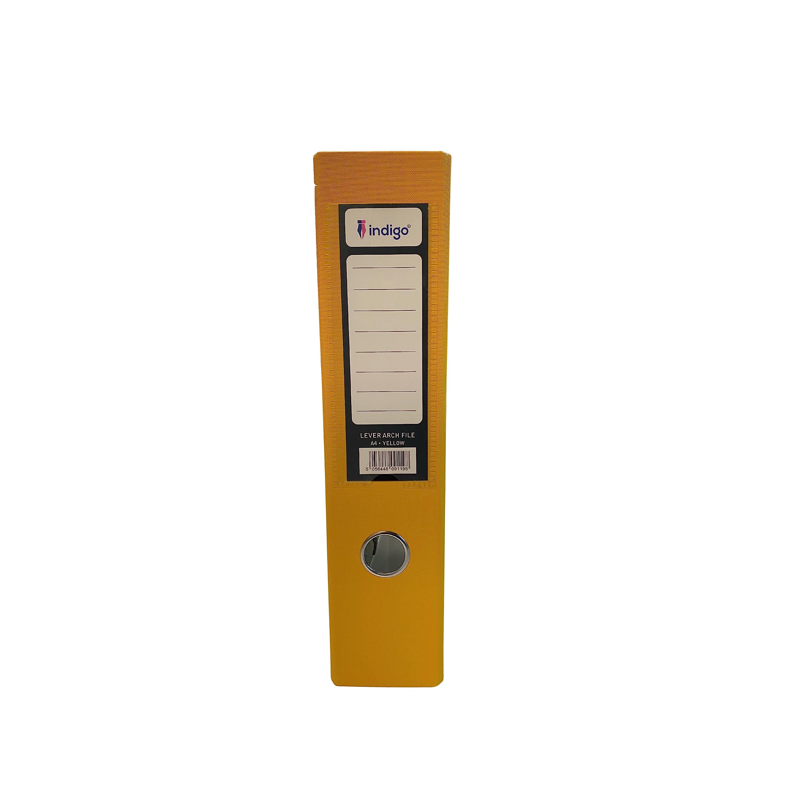 indigo® Premium A4 Office Lever Arch File - Durable, Organized File Storage -(FSC Certified, Yellow, 70mm Spine - Spine - Pack of 1)