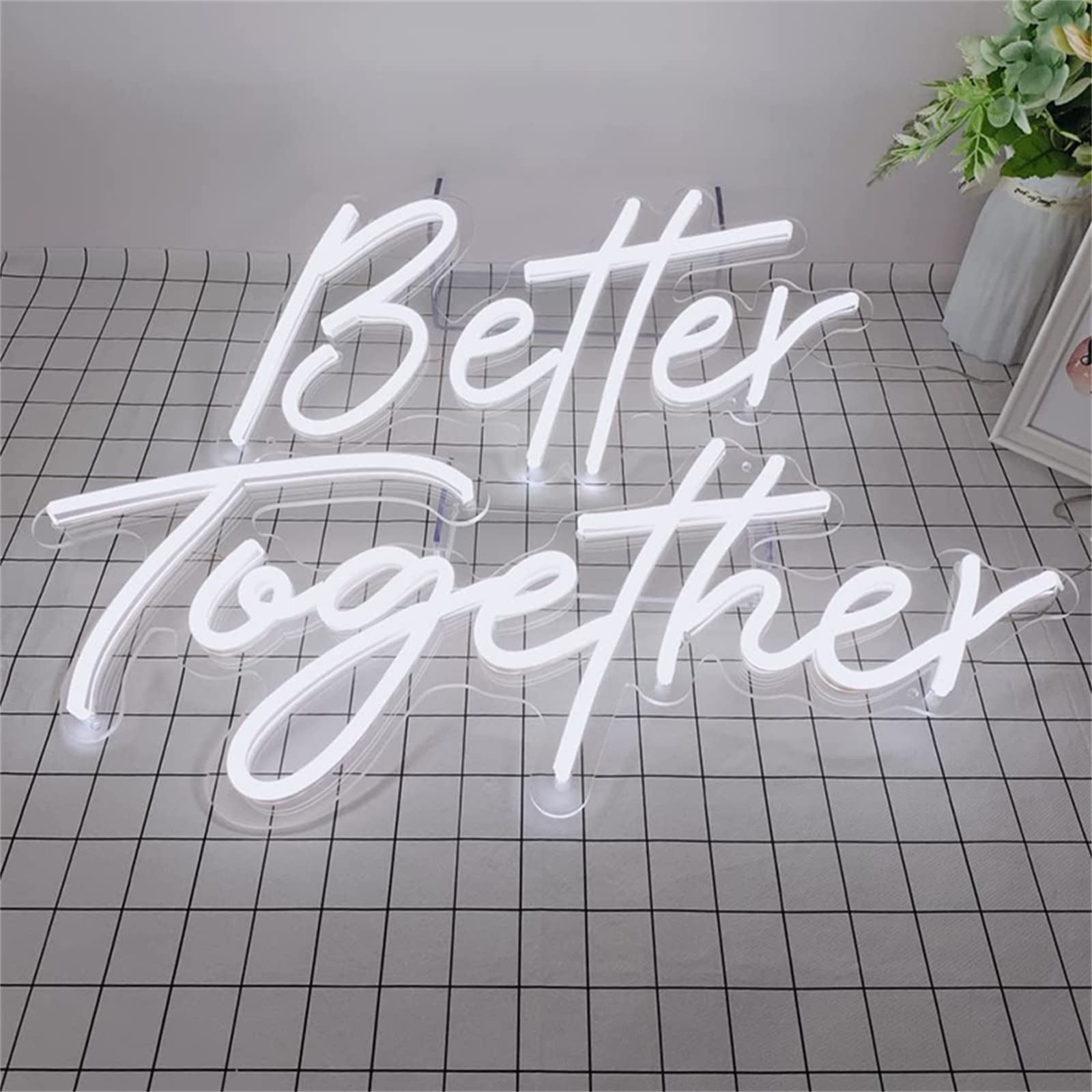 結婚式 ネオンサイン ネオンライト better together Amazon | Better Together ネオンサイン、結婚披露宴の装飾