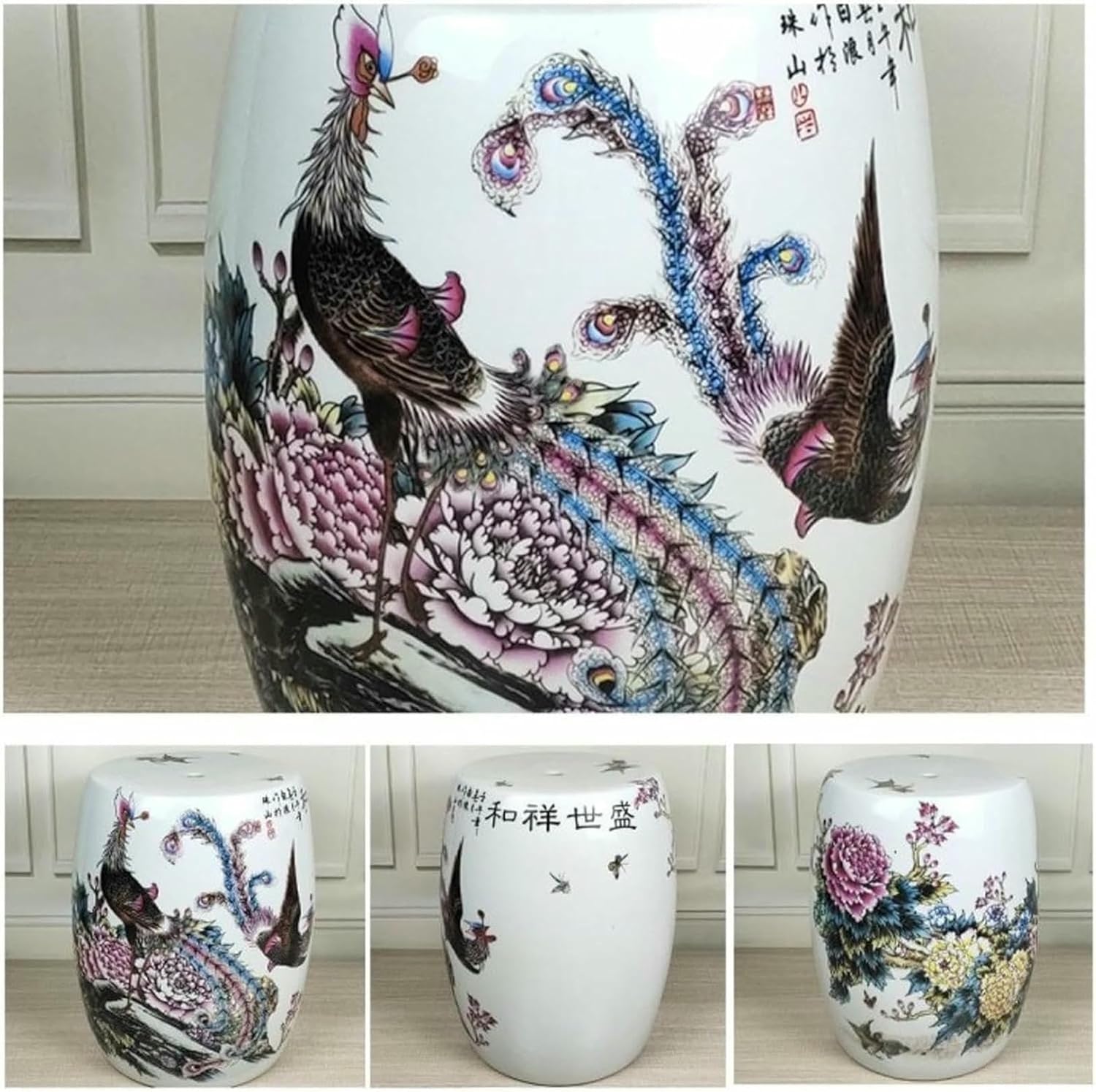 Decorative Ceramic Garden Stool,Ceramic Garden Stool