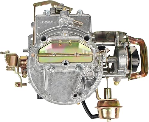 Miniatura 4 de PAROD Carburador 2100A800 2100 2150 compatible con Jeep Wagoneer 1964-1978, Ford F-100 1964-1978, F-250 1964-1978, F-350 1964-1979, Mustard