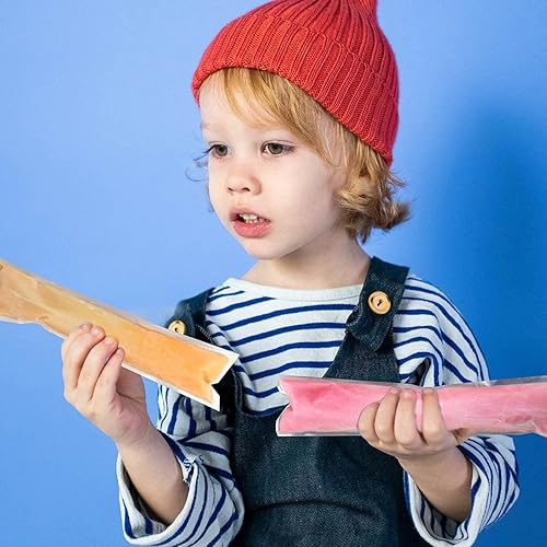 Miniatura 2 de Paquete de 60 bolsas de moldes de hielo y embudo desechables para moldes de hielo para congelar, palitos de yogur, jugo, frutas, dulces, batidos,