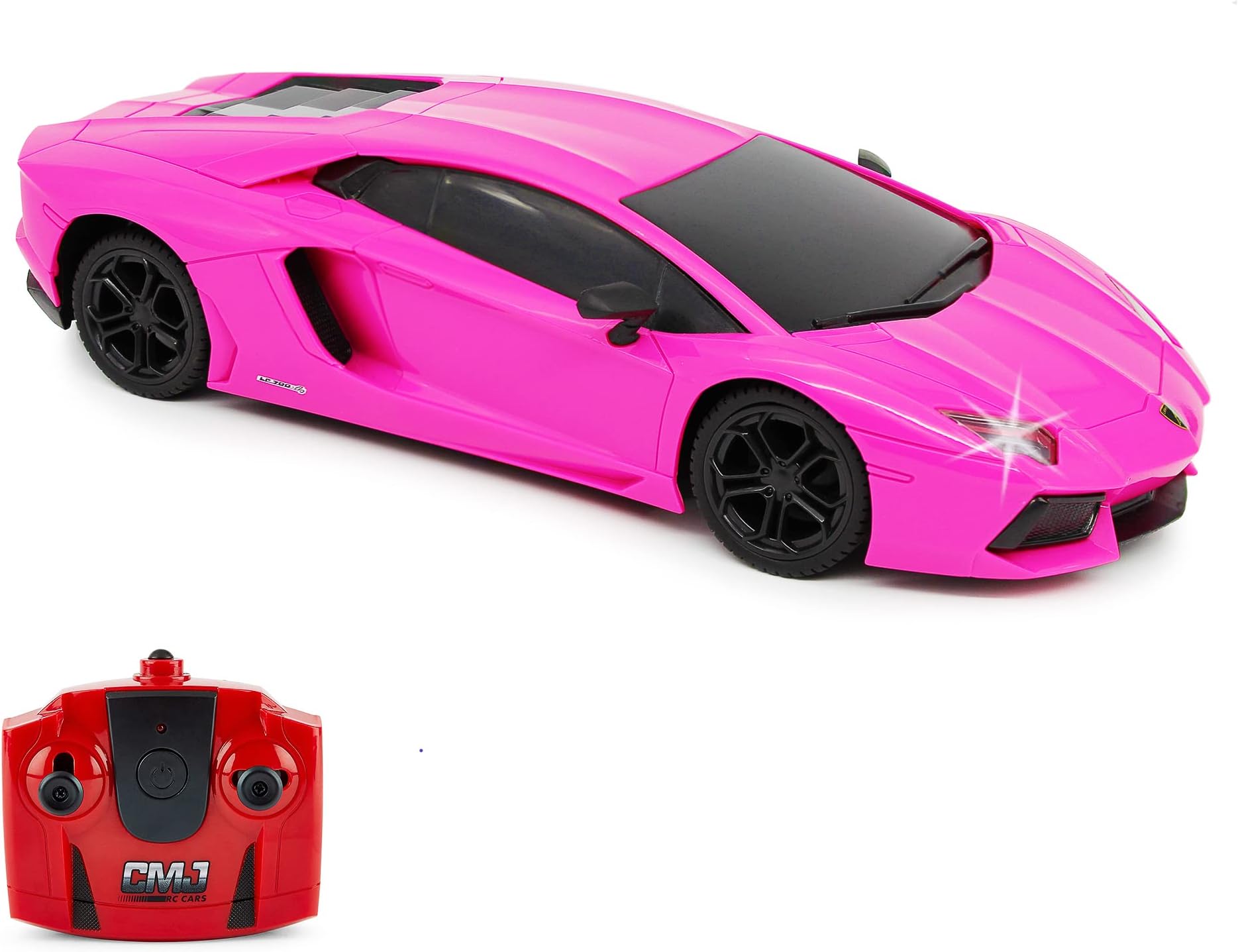 Pink Lamborghini Aventador Pink LP700-4 Officially Licensed Remote Control Car