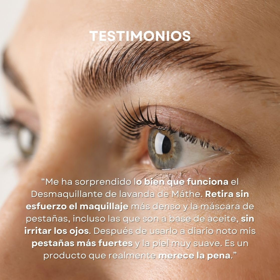 Bálsamo Desmaquillante Natural de Lavanda — Fortalece Pestañas y Elimina Maquillaje Waterproof — Piel Sensible (100 g)