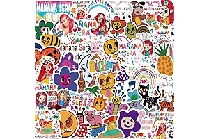 Manana Karolg Stickers 50 Pcs Vinyl Waterproof Stickers