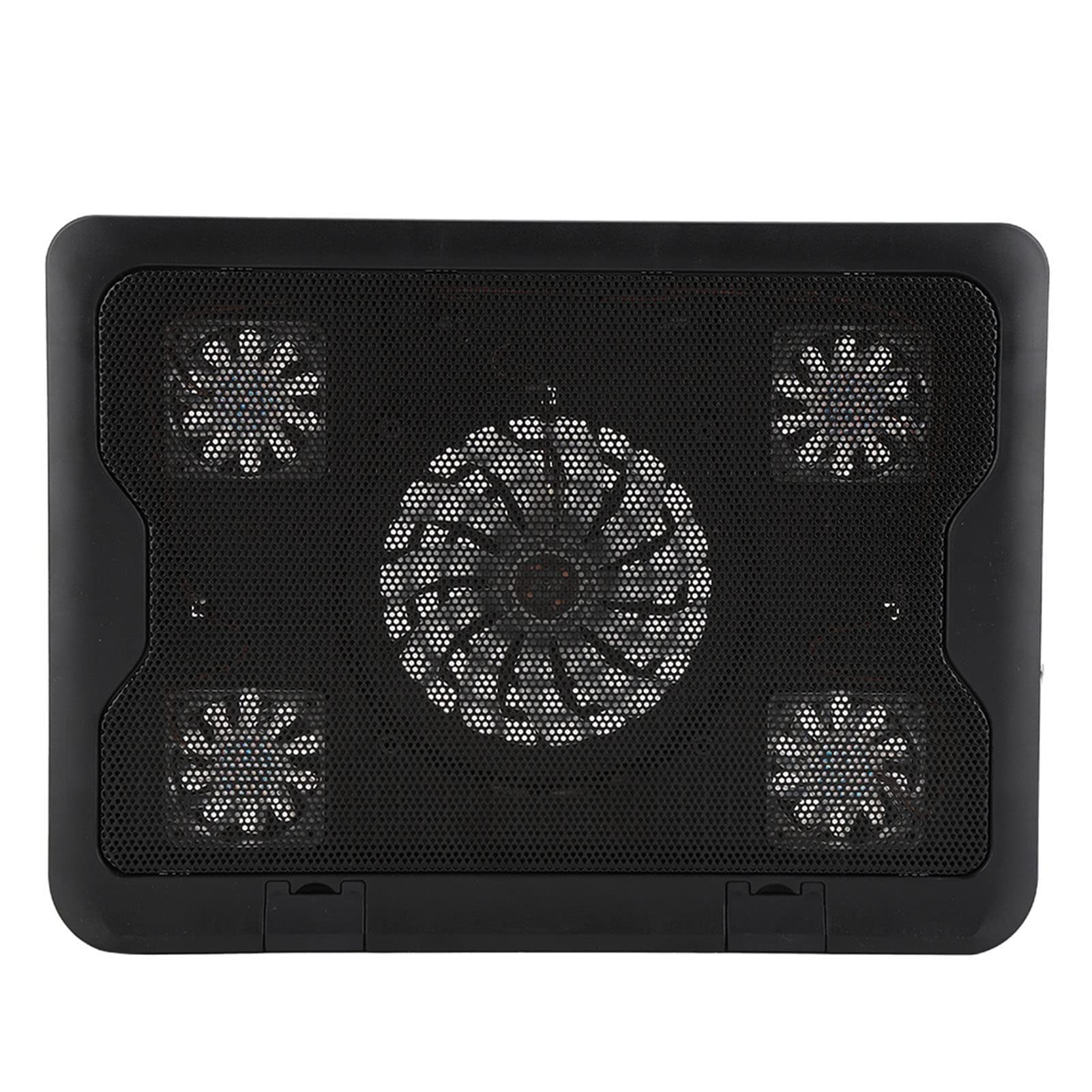Mingzhe Tappetino di Raffreddamento Portatile Ultra Sottile per Laptop con 5 Ventole Silenziose per Giocatori e Professionisti, Design Ergonomico Alimentato Tramite USB