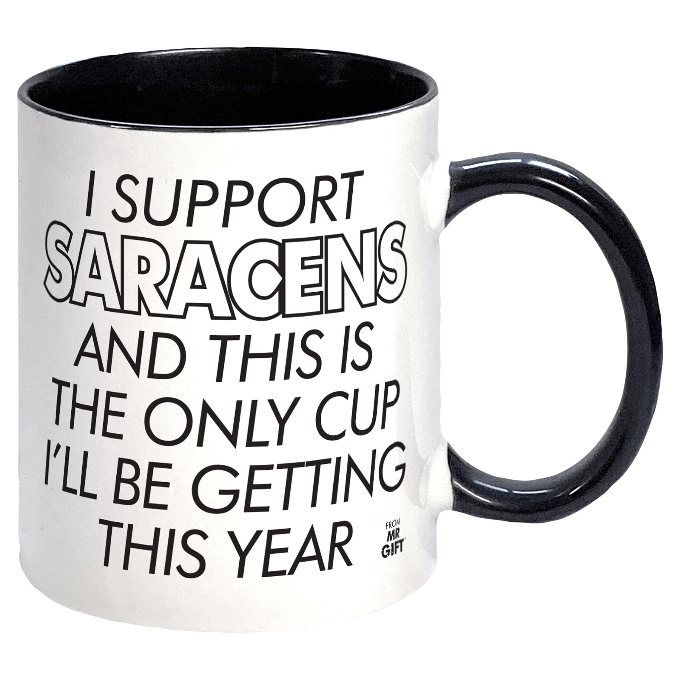 I Support Saracens Rugby Union Mug - Gift for Fan Supporter