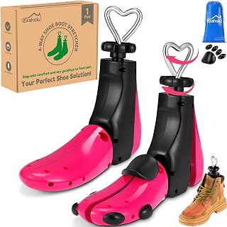 Shoe Stretcher Men Women, 4 Way Boot Stretch Width and Length, Leather Boot Wider Stretcher for Wide Feet