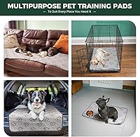 Vista 7 de FXW Almohadillas lavables para orina para perros, almohadillas para cachorros con súper absorbente, diseñadas específicamente para el corral