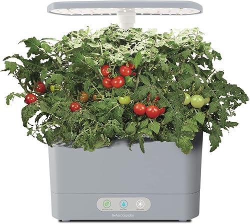 Miniatura 2 de AeroGarden Cosecha - Jardín interior con luz LED de cultivo, gris frío