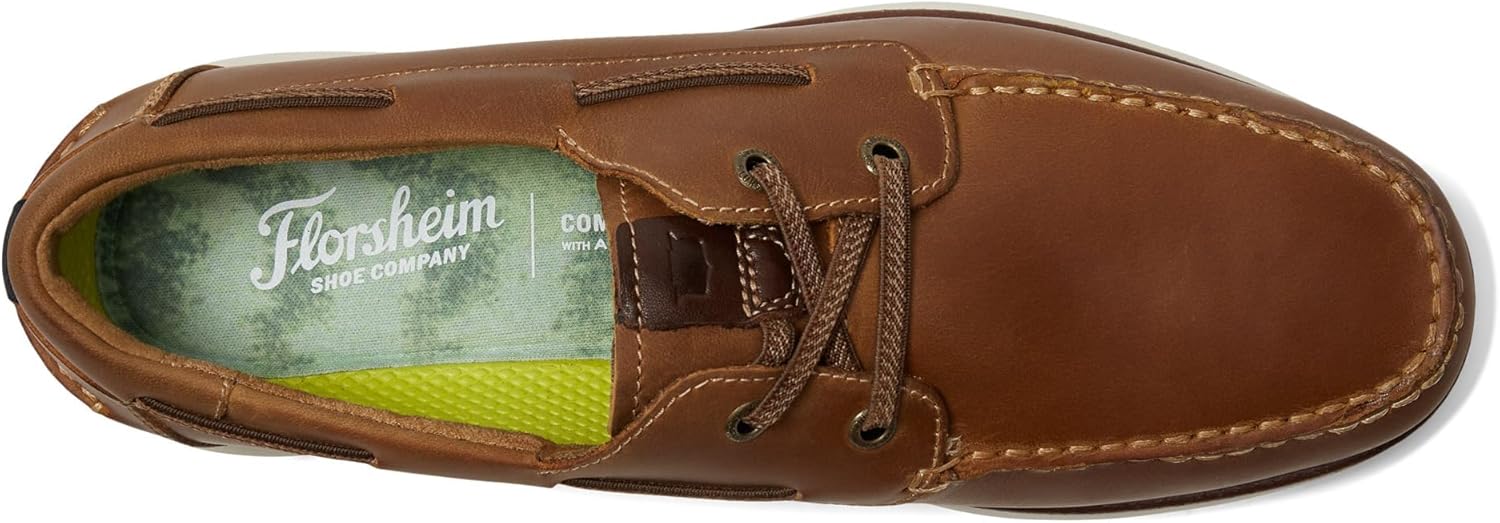 Florsheim Tropics Moc Toe Elastic Lace Boat Shoe Men's Slip On - Image 3