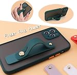 Bracelet amovible et réutilisable pour téléphone cellulaire, Yetaida Support de téléphone universel en silicone et boucle de doigt portable pour la plupart des smartphones (blanc)