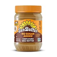 Vista 13 de SunButter Mantequilla de semillas de girasol con chocolate, 16 oz de untable sin nueces con 7g de proteína vegetal, sabor rico y sabroso tostado