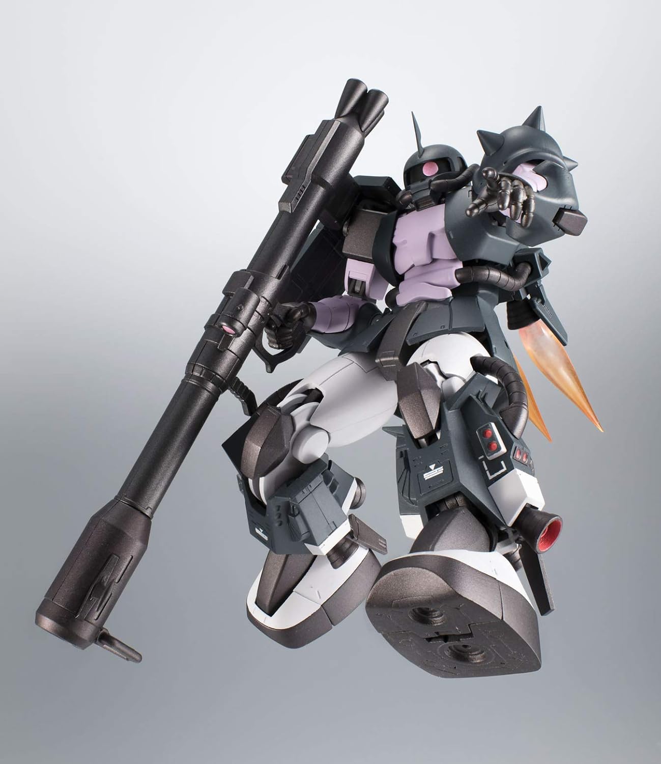 TAMASHII NATIONS Bandai Tamashii Nations Robot Spirits MS-06R-1A Zaku II High Type -Black Tri Stars- ver. A.N.I.M.E. "Mobile Suit Gundam" Action Figure