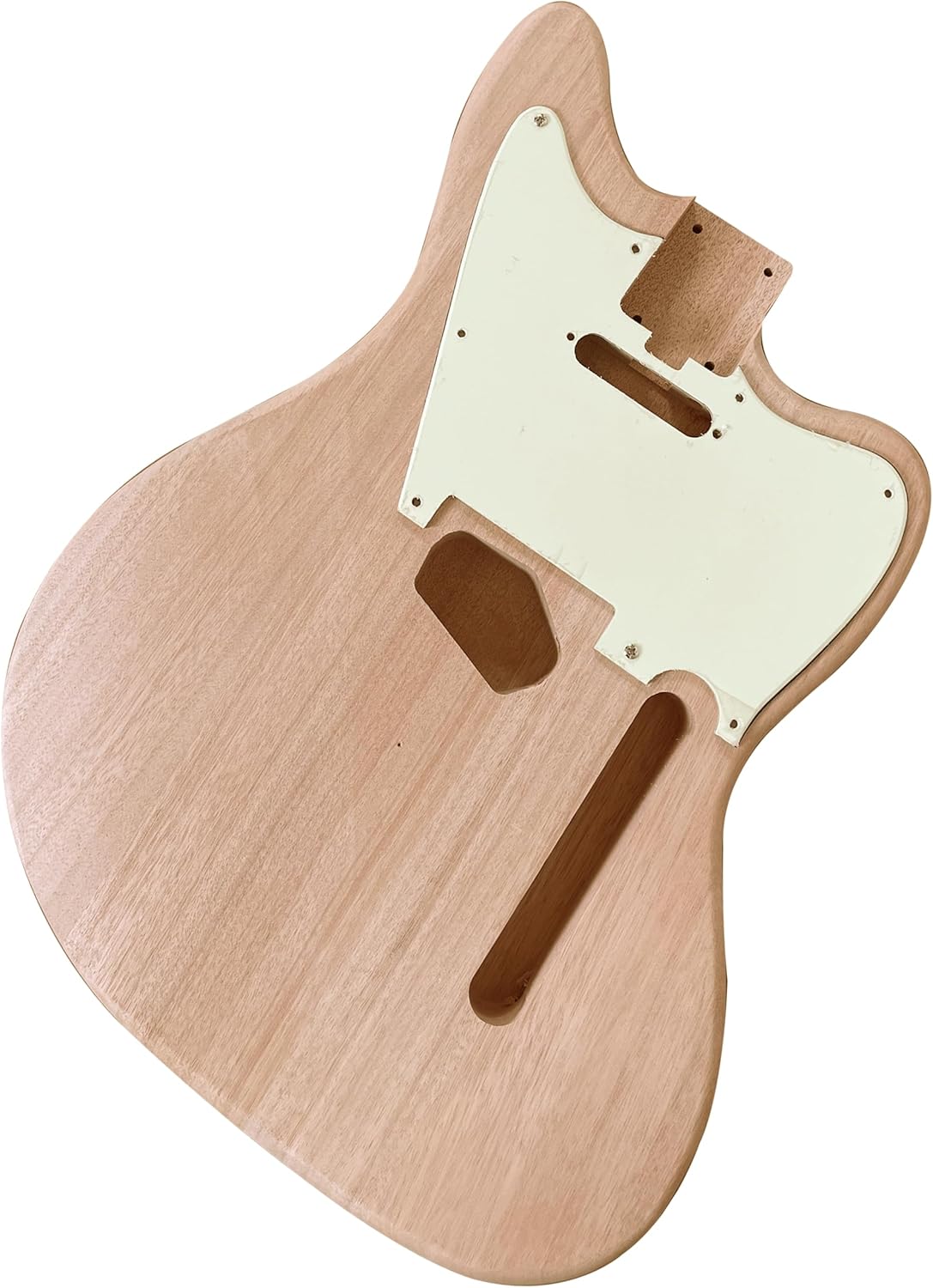 Electric Guitarr Kit,Mahogany Body and Maple Neck,Maple Fretboard,Uncut DIY Guitarr Kit Diy Build Your Own,Electric Guitarrs Unfinished