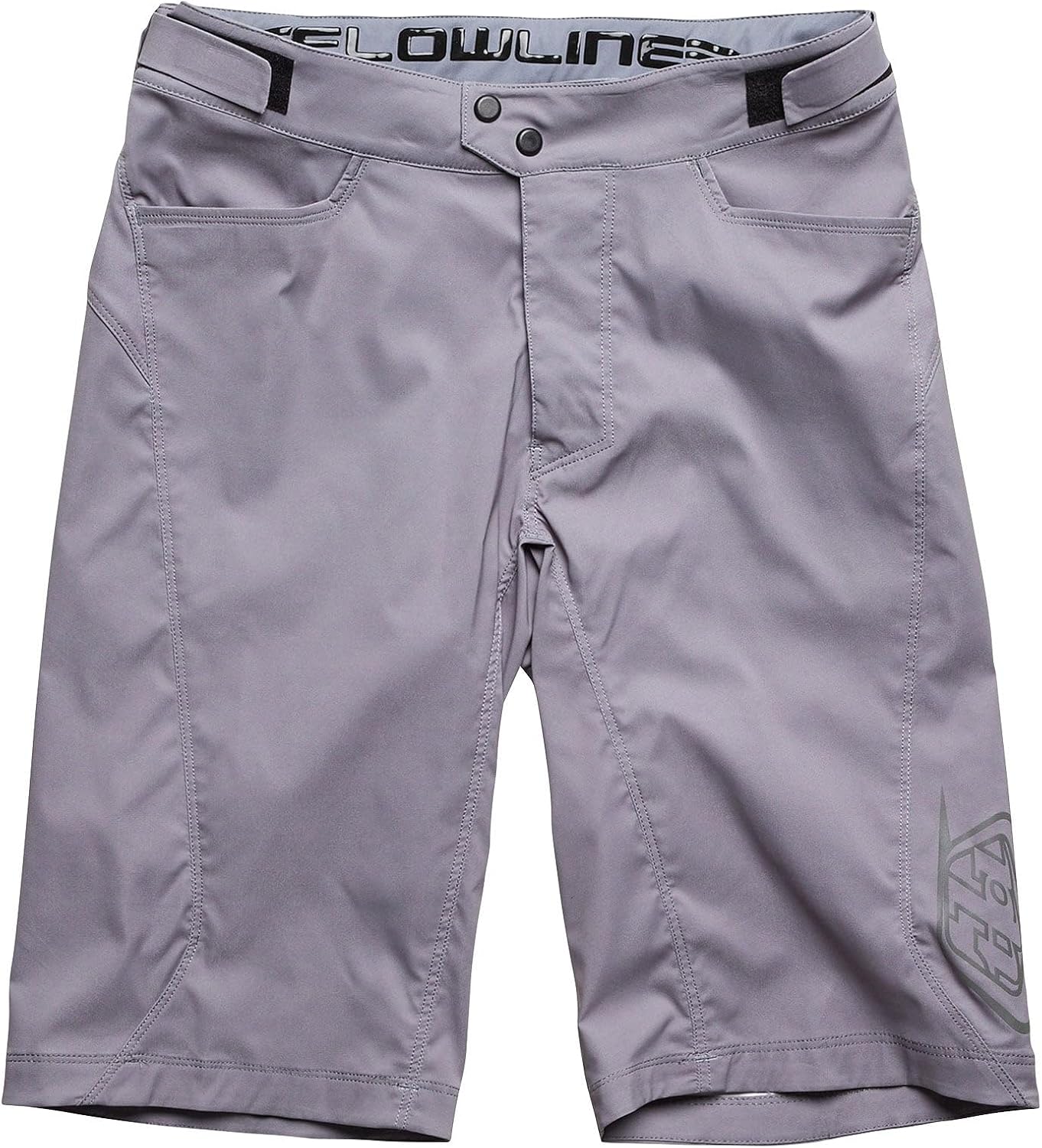 Troy Lee Designs Flowline Adult Mountain Bike Short W/Liner, Solid, Charcoal, 36