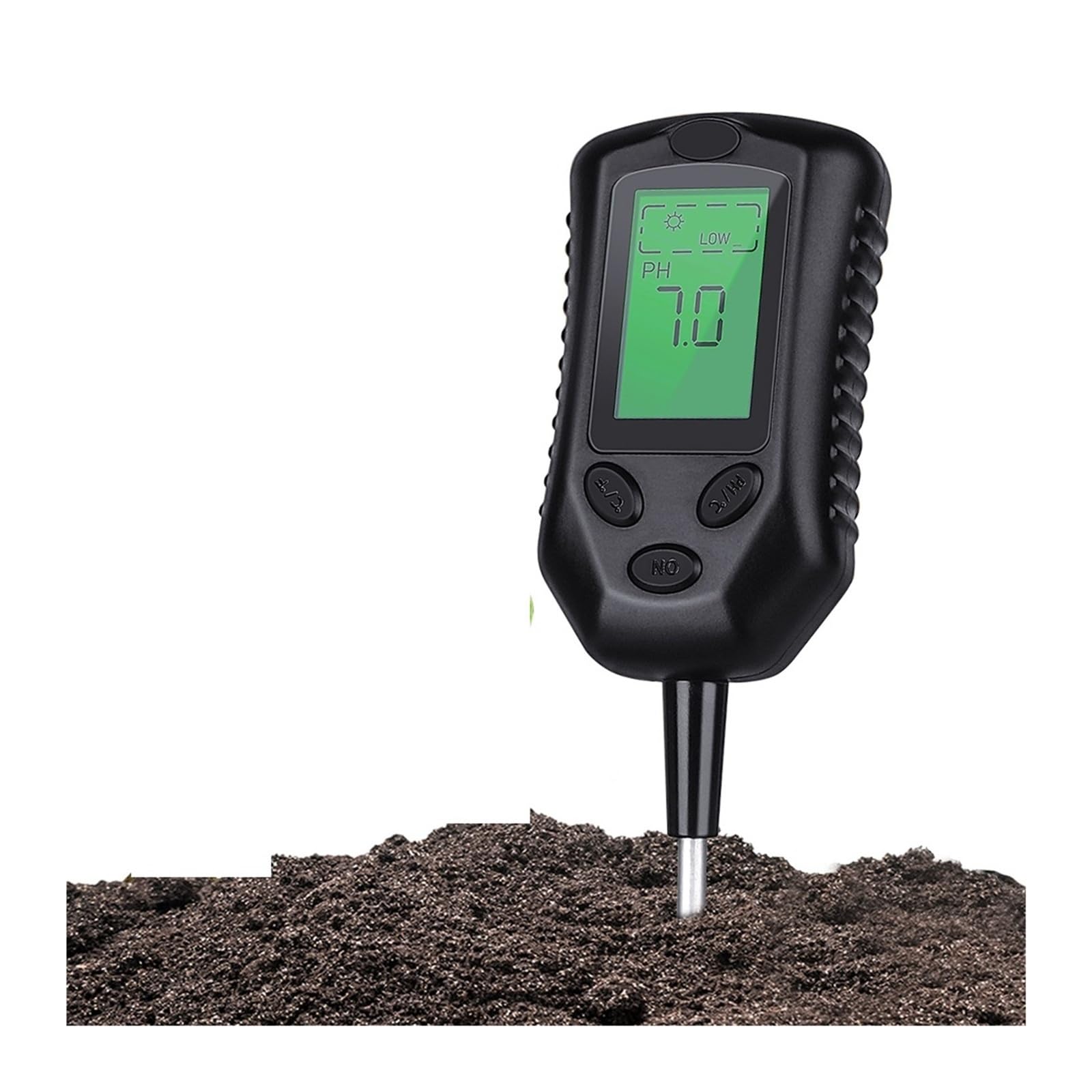 Feuchtigkeitsmesser, Bodenmessgerät PH/Feuchtigkeit/Sonnenlicht/Temperatur Luftfeuchtigkeitsmesser Säuremonitor Gartenarbeit Landwirtschaft Pflanzen Feuchtigkeitssensor Tester für Garten, Bauernhof