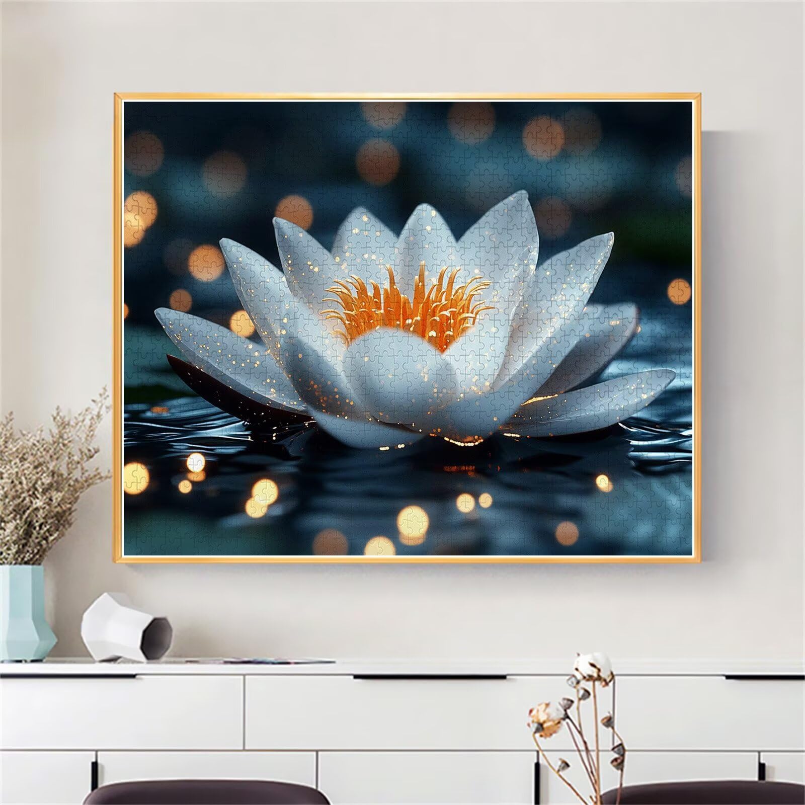 Puzzle Lotus dla dorosłych i dzieci, 2000 elementów, imponujące, klasyczne puzzle, ciężki zestaw od 8, 9, 10 lat, dla dziewcząt i chłopców, sztuka Educa, do dekoracji i prezentów, 70 x 99 cm, t-463