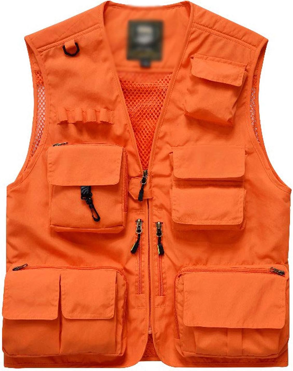 Flygo Men's Casual Outdoor Work Safari Fishing Travel Photo Cargo Vest Jacket Multi Pockets : Clothing, Shoes & Jewelry