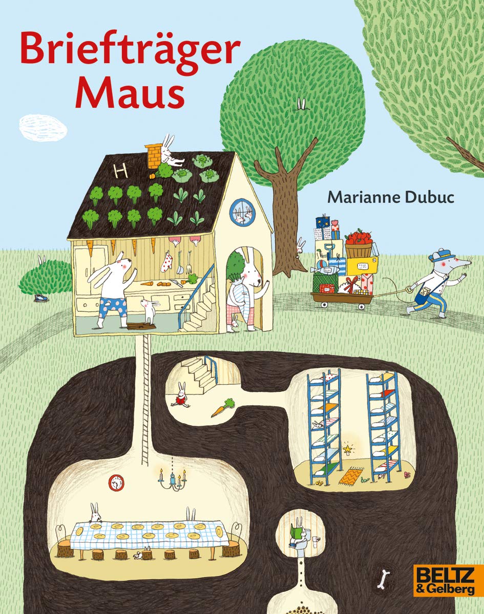 Briefträger Maus: Vierfarbiges Bilderbuch