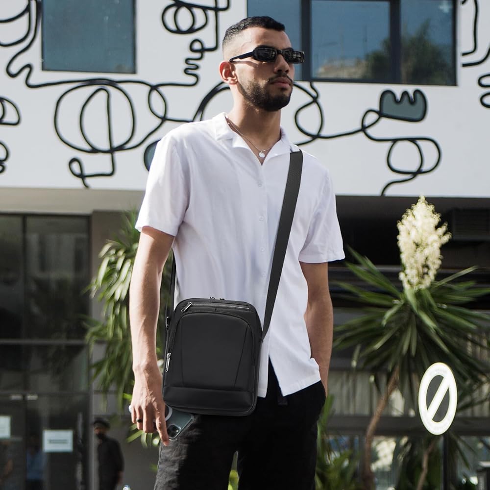 Bolso De Hombro De Tela Oxford Para Hombre, Bandolera Moderna De Gran Capacidad Para Viaje De Negocios, Versión Coreana - AliExprs
