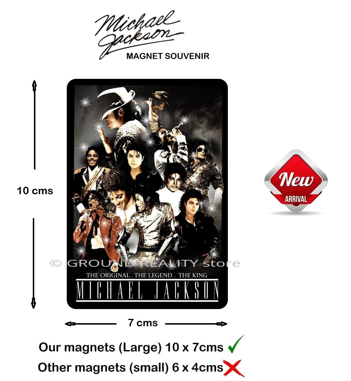Buy LUREME Michael Jackson The Legend Poster Magnet Souvenir