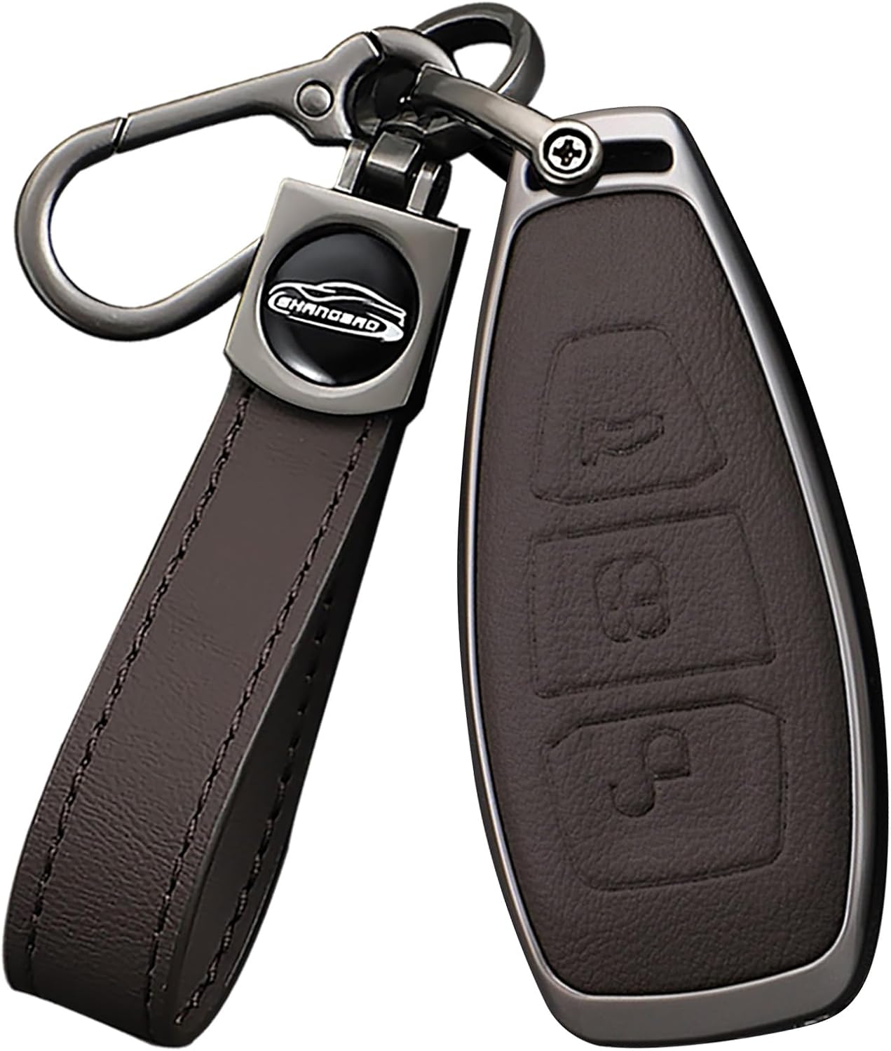 Etui na klucze dla mężczyzn, etui ochronne, pasuje do Forda Fiesta Focus, Kuga, Ecosport, Mk2, MK3, Puma Mondeo, C-Max, pyłoszczelny, breloczek do kluczy, do samochodu i podróży