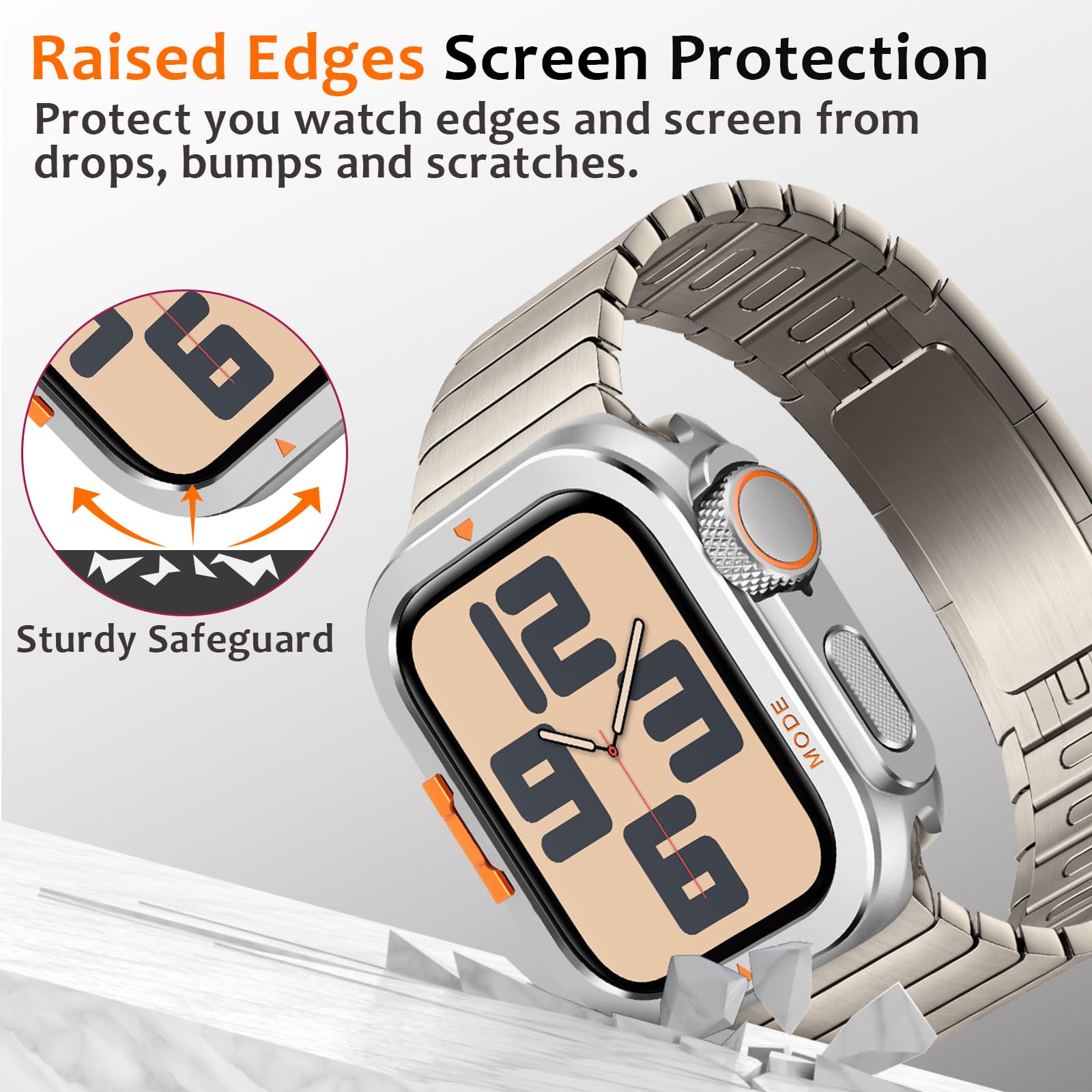 Amazon.co.jp: Amizeeメタルケース互換性がありますApple Watch SE 3/2