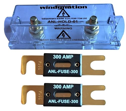 Miniatura 9 de WindyNation Soporte de fusible ANL + fusible (2 piezas 60A)