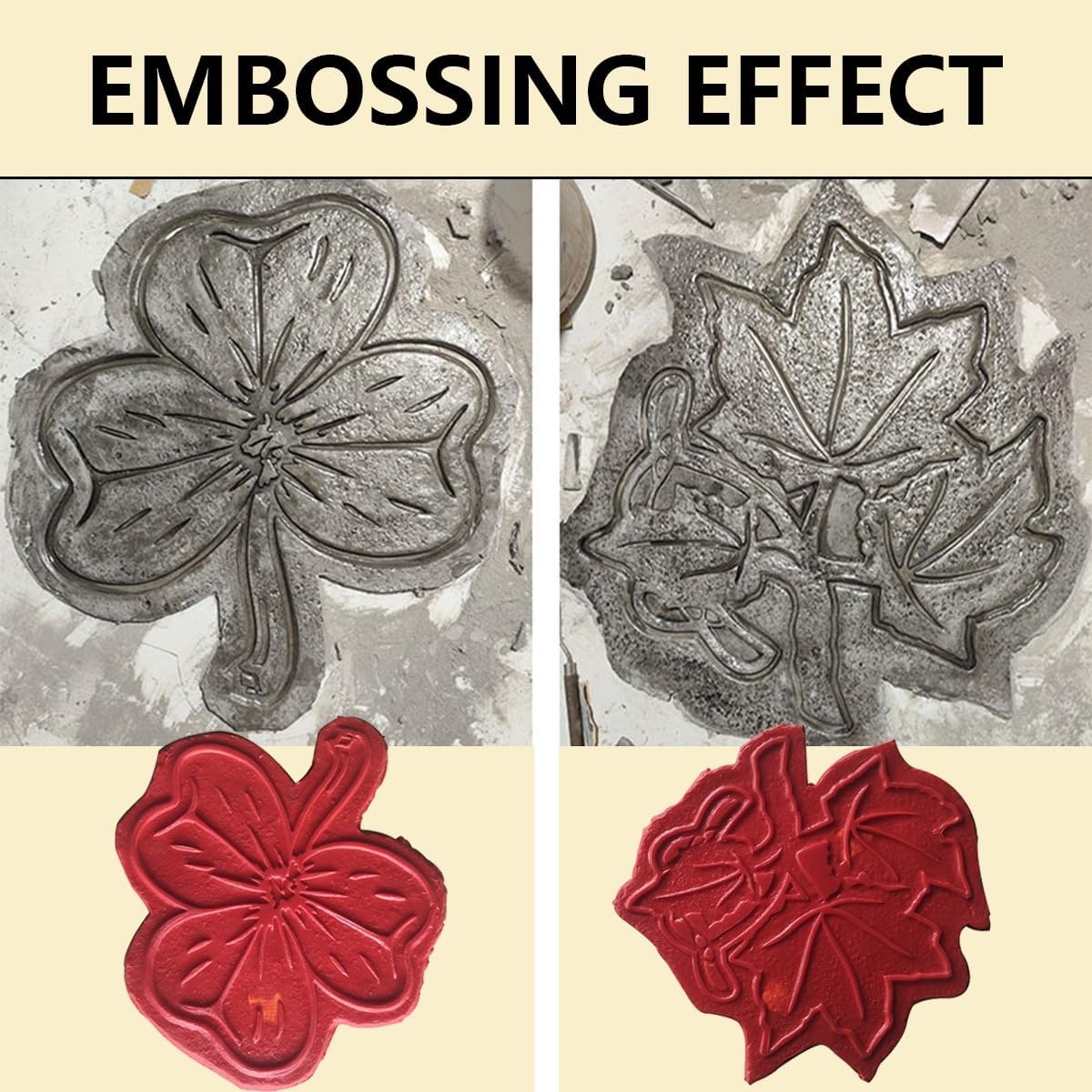Professional Grade PU Concrete Stamp, Concrete Texturing Skin Stone Texture Mat, Floor Imprint Seamless Stamp Concrete Molds for Outdoor Decorative,A