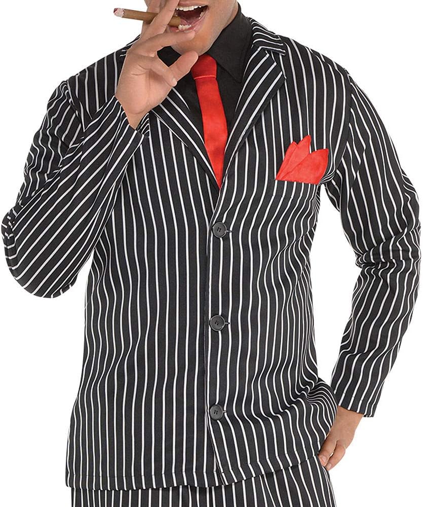 amscan 846922 Adult Mob Boss Costume, X-Large Size : Clothing, Shoes & Jewelry