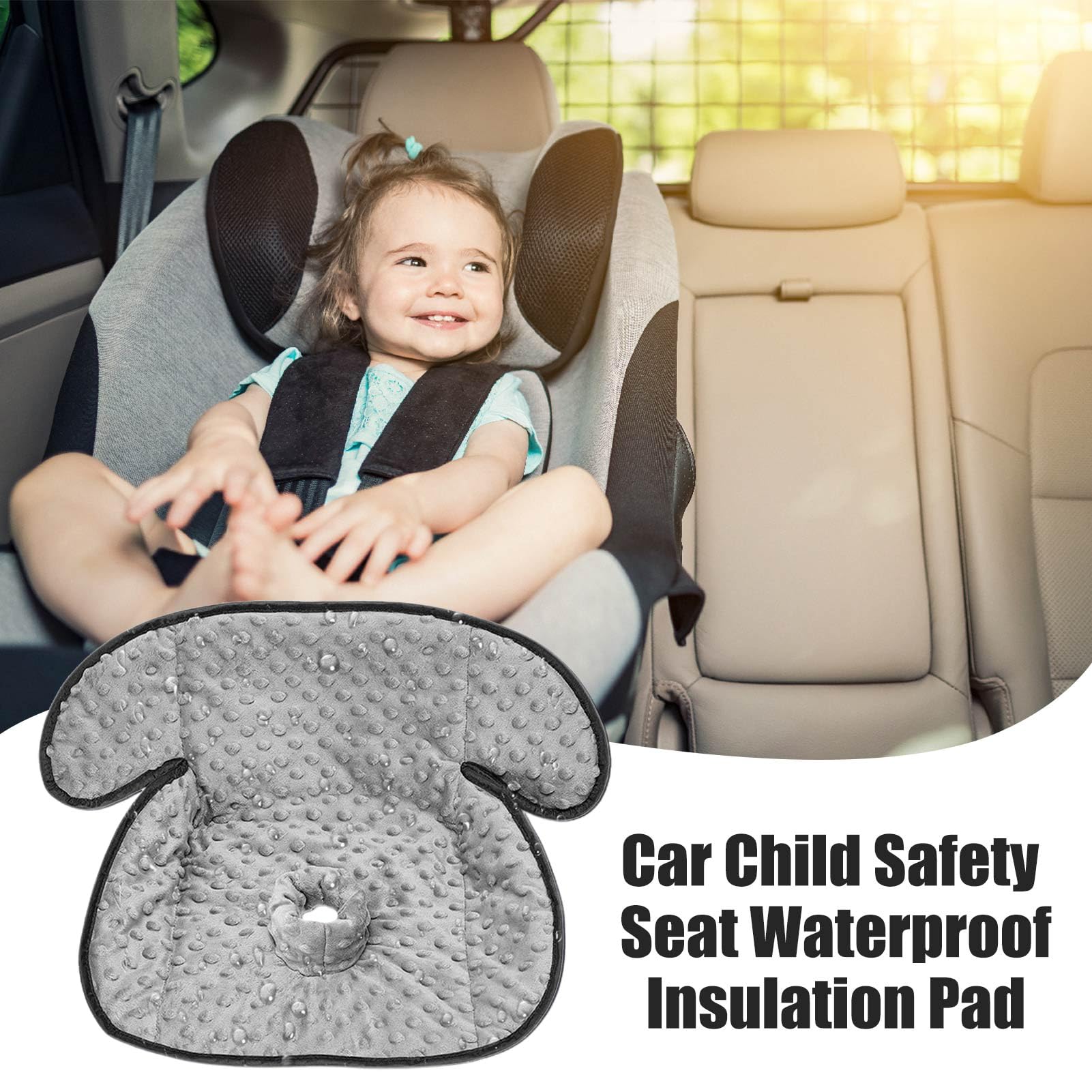 Protector Asiento Coche Infantil Impermeable - Absorbente, Lavable, Evita Manchas De Líquidos