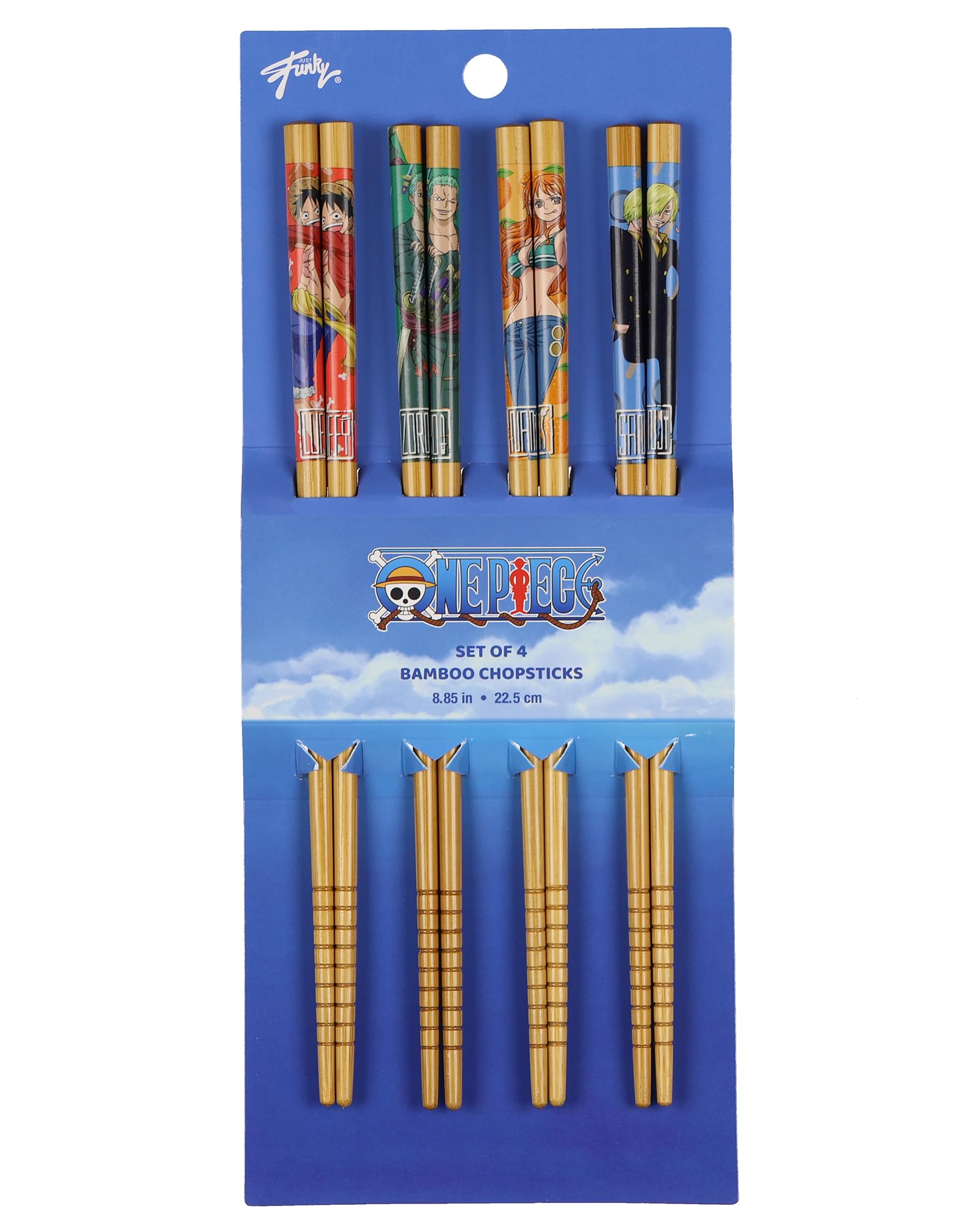 One Piece Chopsticks – Luffy, Zoro, Nami & Sanji Set -7 One Piece Chopsticks – Luffy, Zoro, Nami & Sanji Set -7