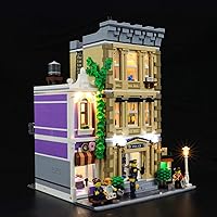 Vista 3 de BRIKSMAX Kit de iluminación LED para comisaría, compatible con el modelo de bloques de construcción Lego 10278, no incluye el juego de Lego