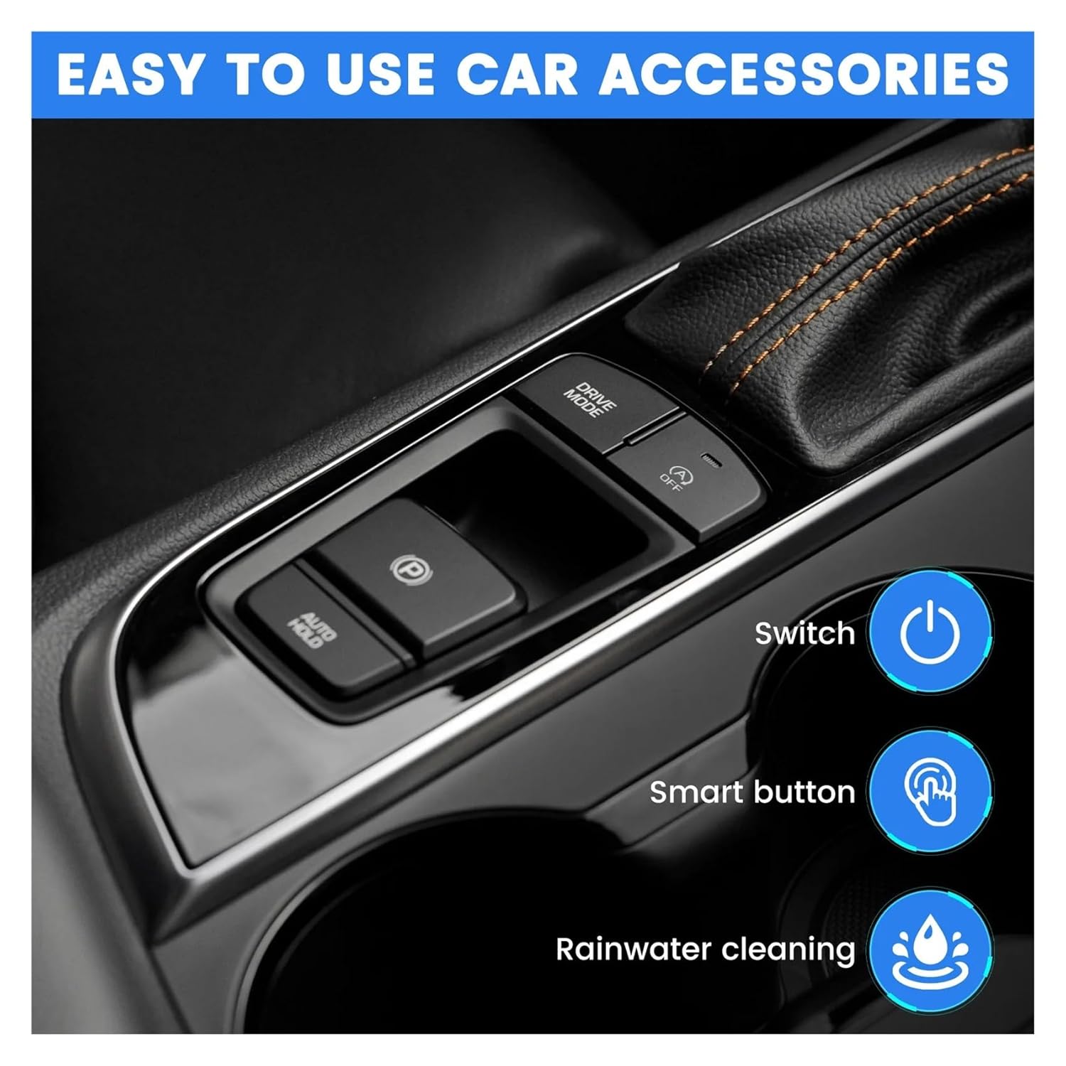 Electronic Hand Brake Switch Start Stop Button Fit for Hyundai Sonata LF 2015-2017 93300C1330 93300-C1330