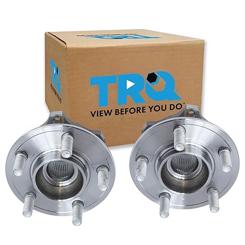Miniatura 9 de TRQ Juego de 2 rodamientos y bujes de rueda trasera izquierda y derecha, compatible con Mazda CX-9 2007-2015 con tracción total
