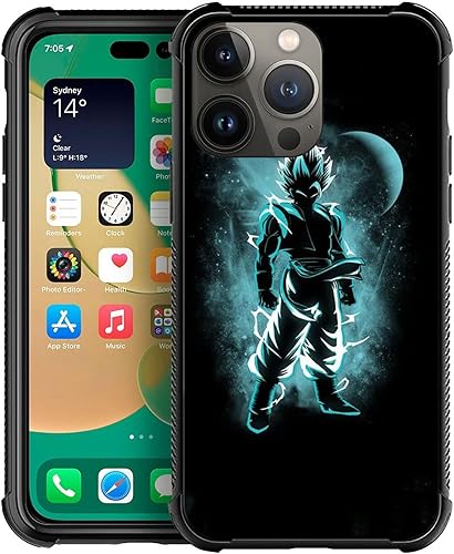 Funda compatible con iPhone 11, diseño de personajes de gas azul para iPhone 11, diseño de patrón de anime, a prueba de golpes, antideslizante para