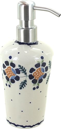 Miniatura 4 de Dispensador de jabón Blue Rose Polish Pottery Blue Daisy