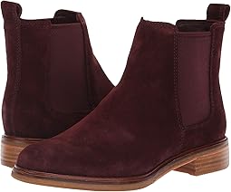 clarks burgundy boots