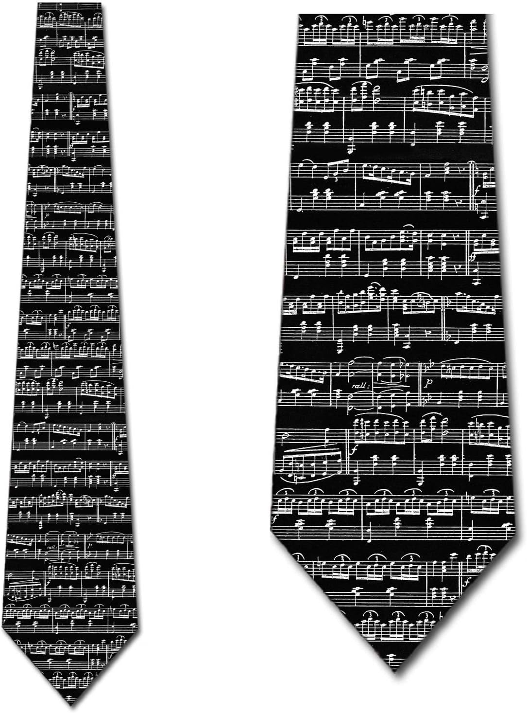 Three Rooker Music Ties Mens Sheet Musical Necktie Notes Neckties Tie