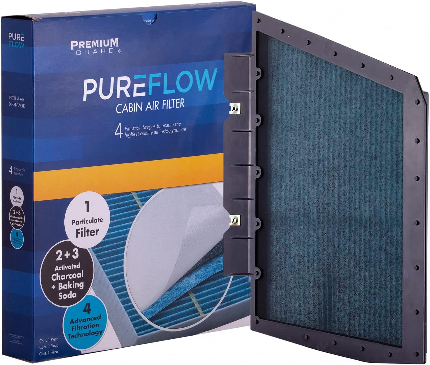 PureFlow Cabin Air Filter PC9954X | Fits 2014-2025 Ram ProMaster 2500, ProMaster 1500, ProMaster 3500, 2023-2024 Airstream Rangeline, 2024-2025 Ram ProMaster EV, 2016 Itasca Viva