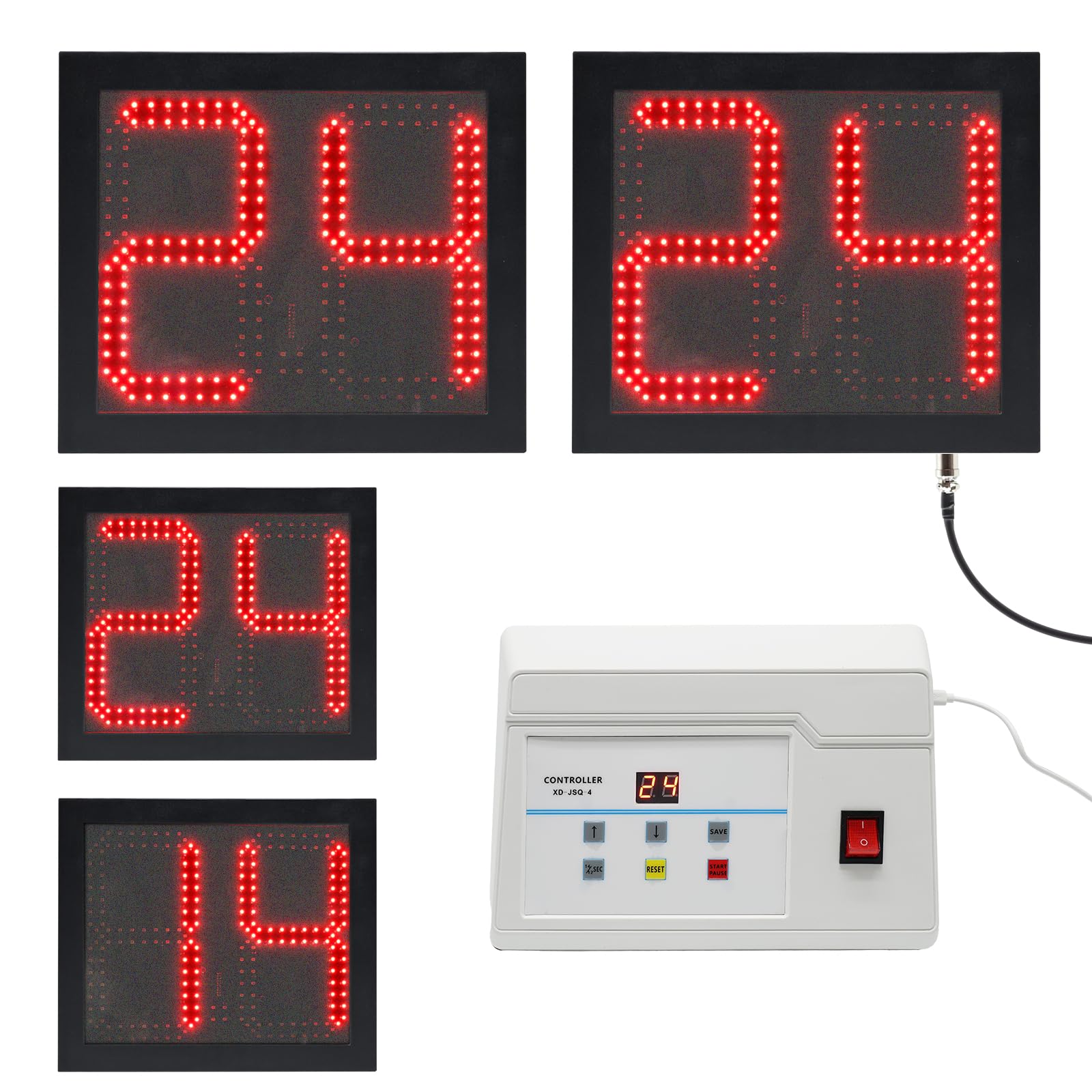 Chronomètre de basket-ball 14/24s portable pour régler le problème de temps de possession