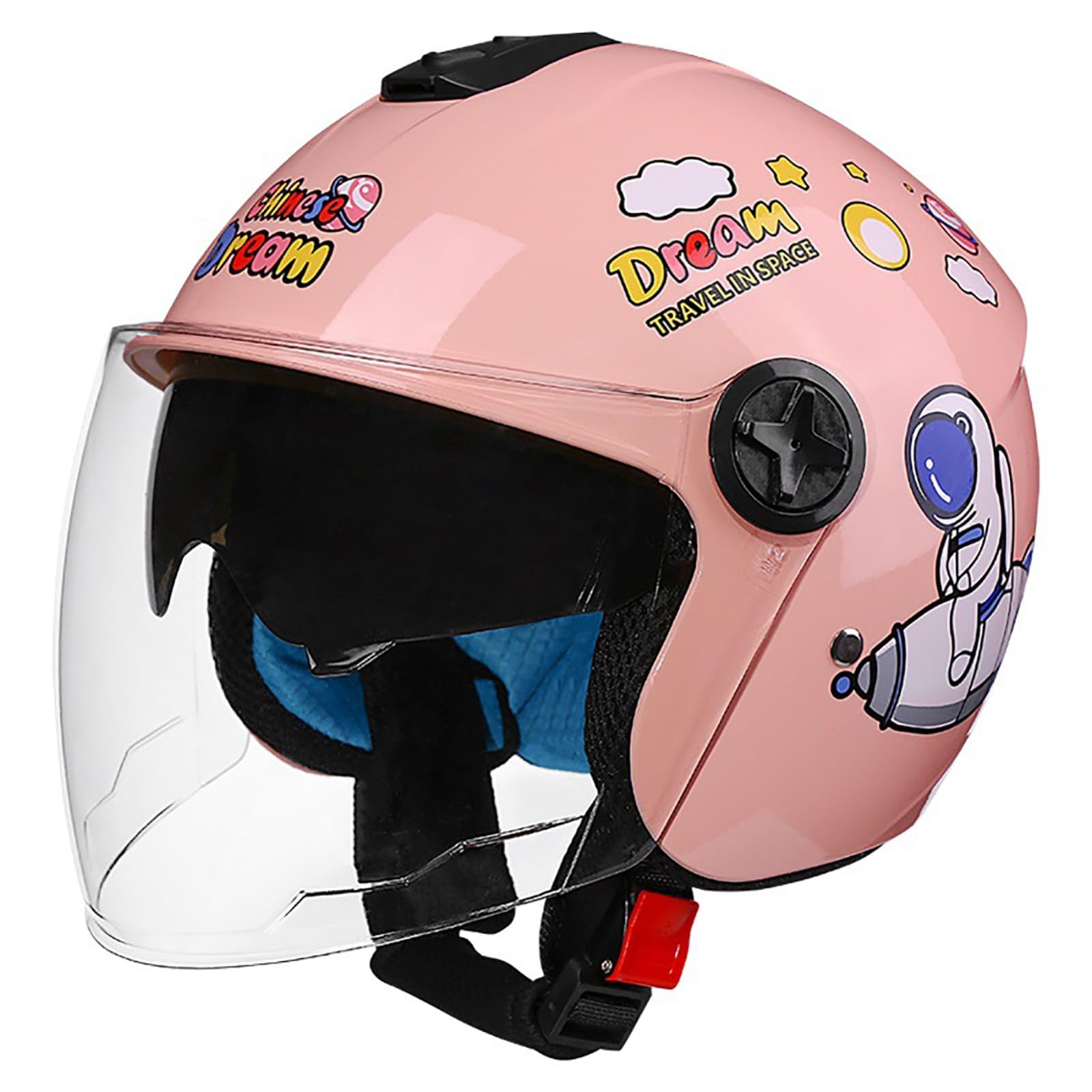 Kask dziecięcy Kask rowerowy Kaski DOT FMVSS-218 zatwierdzony młodzież kask ochronny kask jeździecki kask outdoorowy dziecięcy sportowy kask F, (50-56 cm)