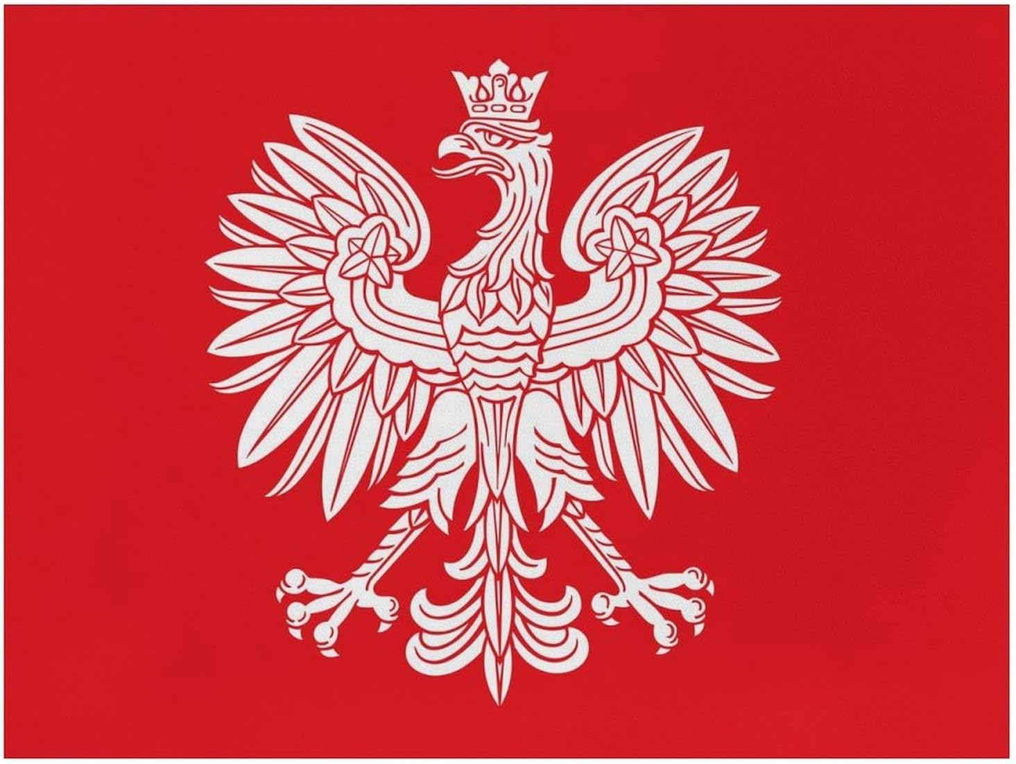 Poland Eagle Pet Feeding Mat Dog Cat Food Placemats for Water Bowl Non Slip