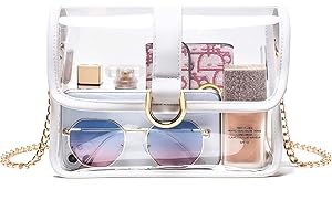 Transparent Stadium Companion: Vorspack's Clear Crossbody Stadium Bag