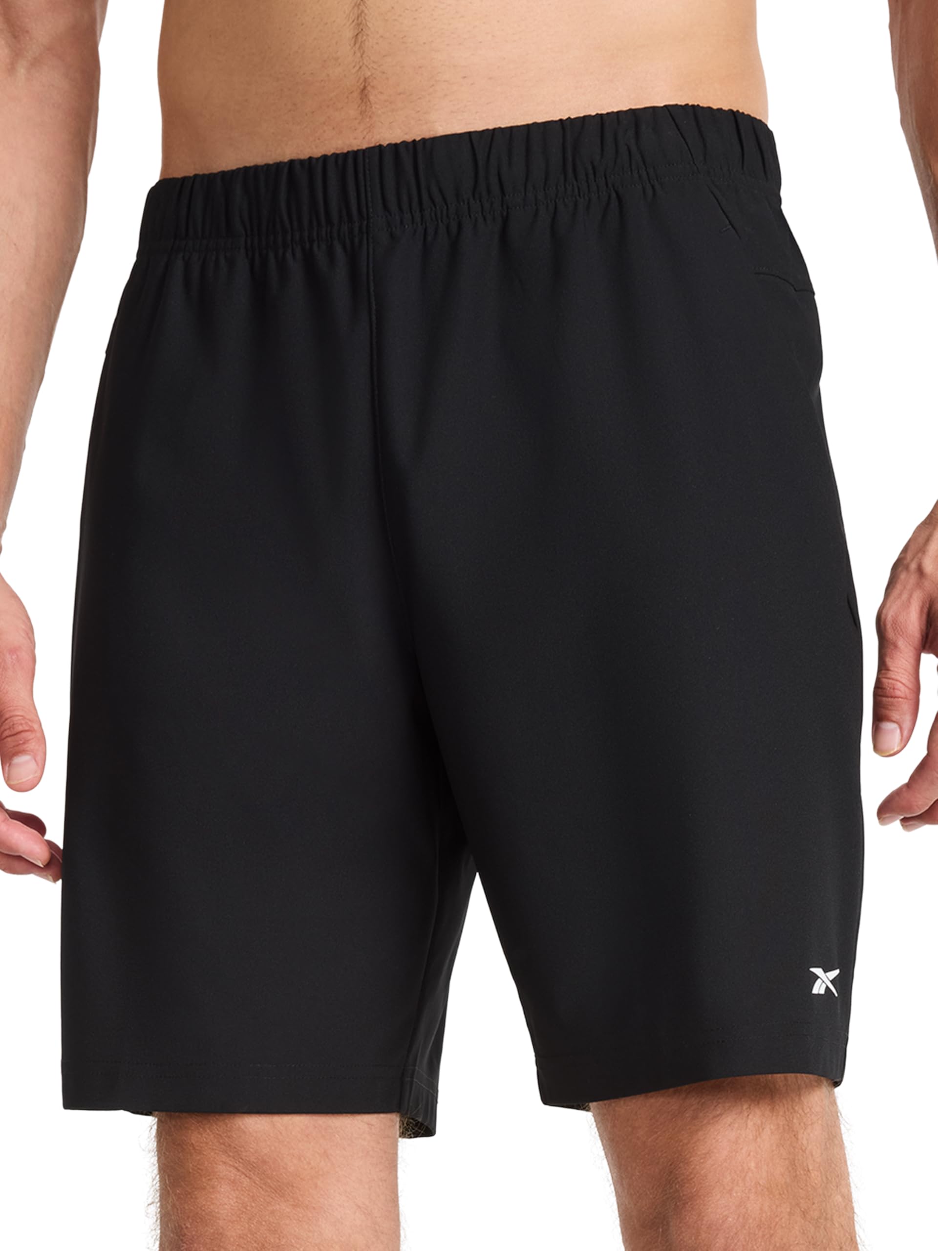 Reebok Mens Jumpstart 8 Short Standard Fit Lightweight Poly Fabric