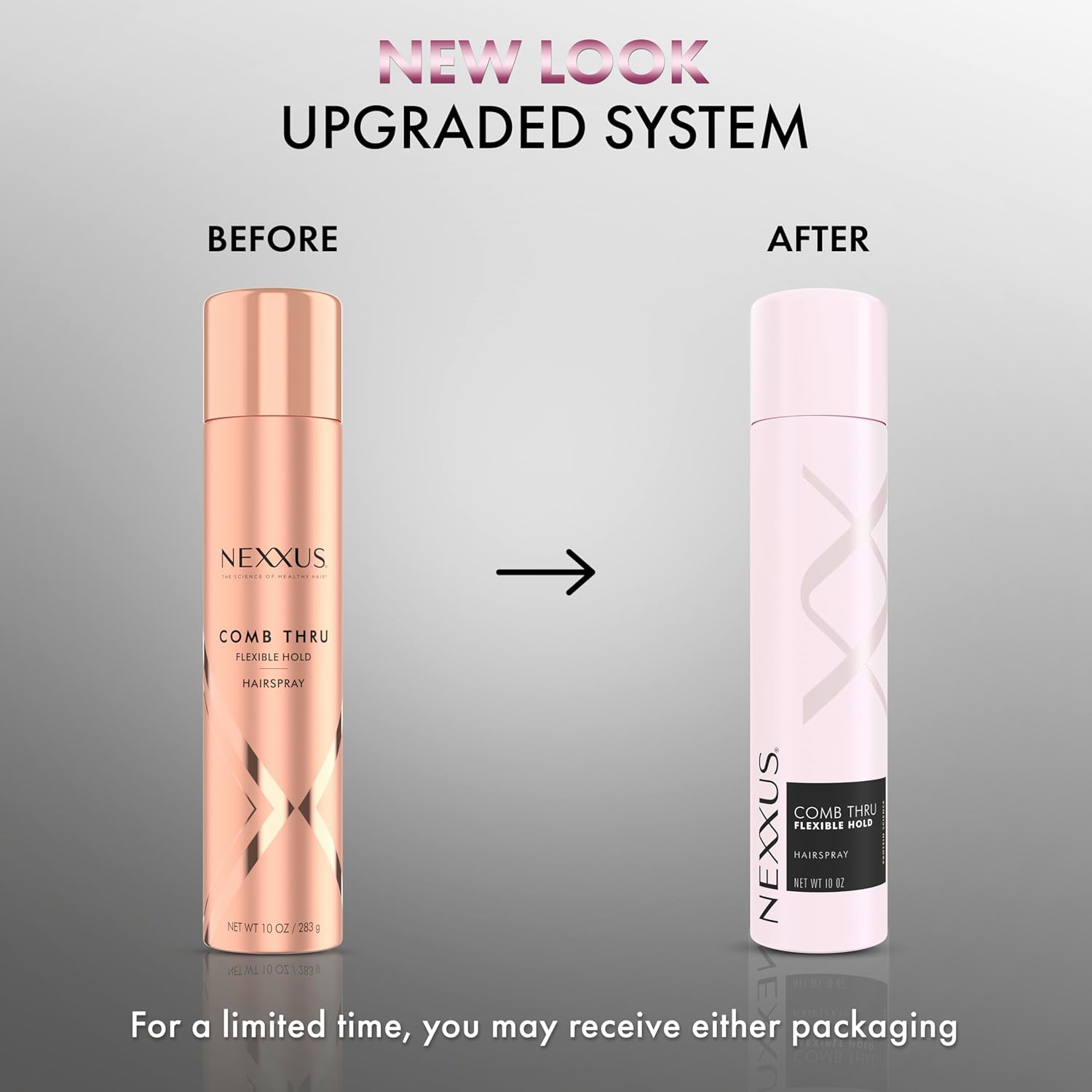 Nexxus Flexible Hold Hairspray Comb Thru for a Lightweight, Brushable Hold, with StyleProtect Technology 10 oz - Image 3