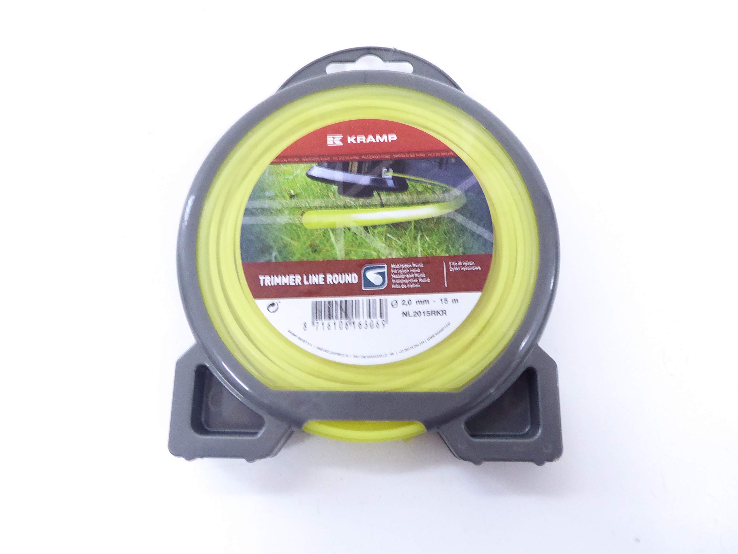 Kramp 2Mm X 15M Heavy Duty Strimmer Trimmer Line Cord Wire