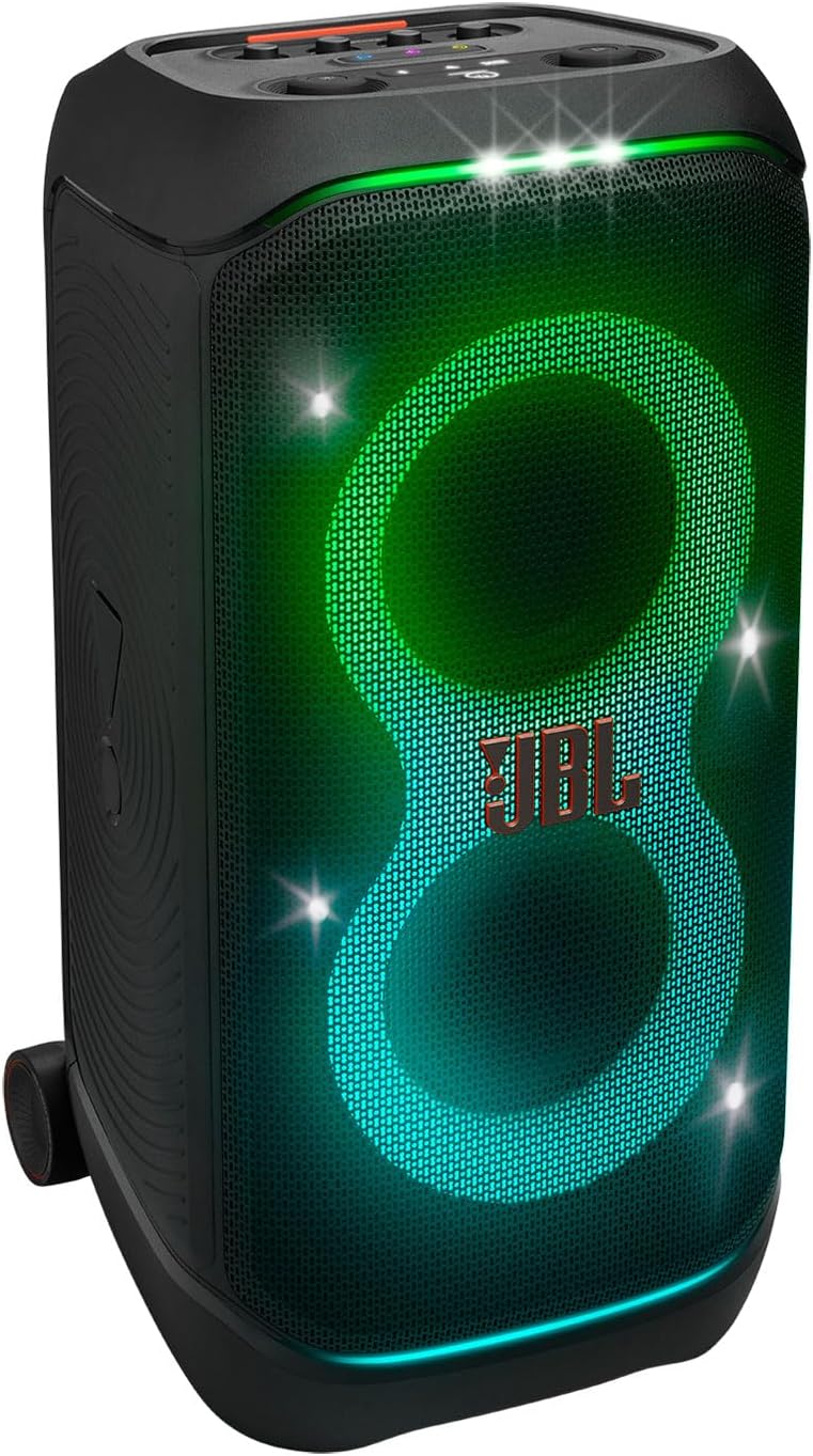 JBL PartyBox Stage 320 Party Speaker & divvi Mic w/case Bundle