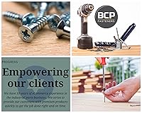 Vista 6 de 40 anclajes autoperforantes de plástico de nailon prémium con tornillos Hasta 75 libras (BCP952)